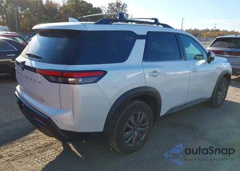 2025 Nissan Pathfinder Sv 4Wd from USA, damaged, VIN 5N1DR3BC4SC255215